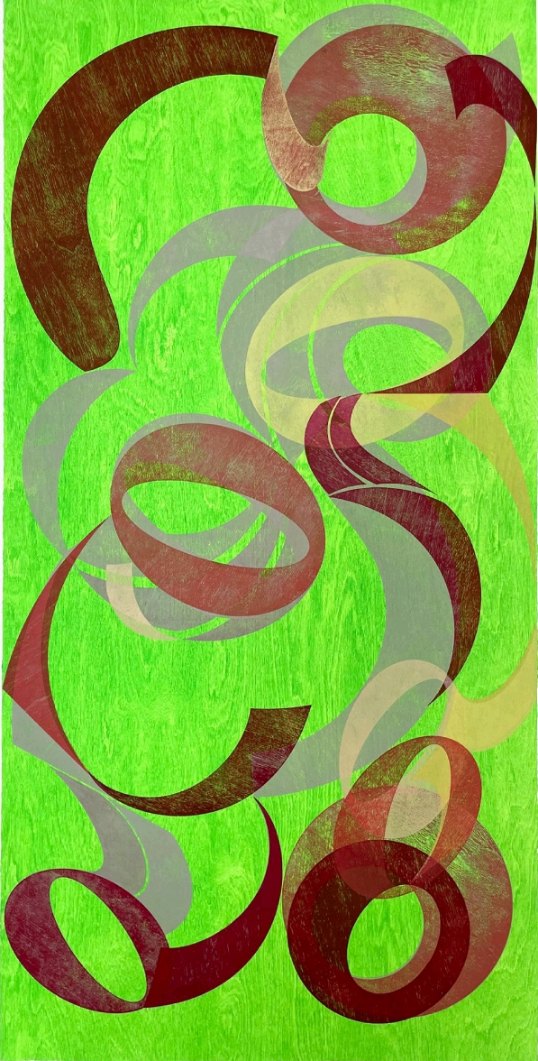 Vamp182024112x56cmuniquewoodcut